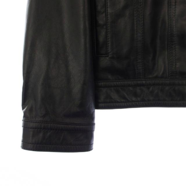 【中古】コーチ COACH レザー トラッカージャケット 革ジャン M 黒 CM795 /KH メンズ_3