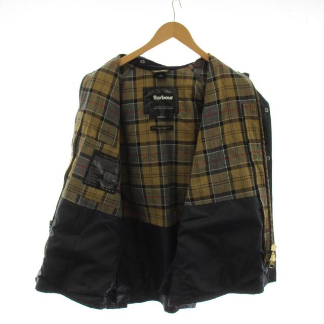 【中古】バブアー Barbour ビデイル BEDALE オイルジャケット 裏地チェック柄 紺 ネイビー 1802136 /AN91 メンズ_3