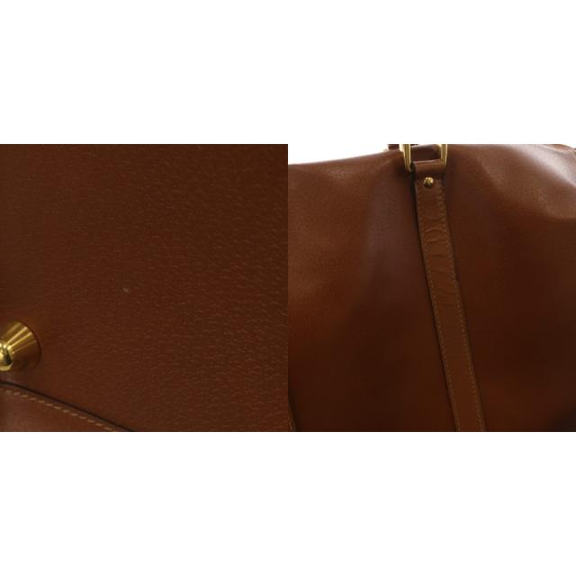 【中古】グッチ GUCCI オールド ボストンバッグ ハンドバッグ ショルダーバッグ 2way レザー 茶 ブラウン 012.123_7