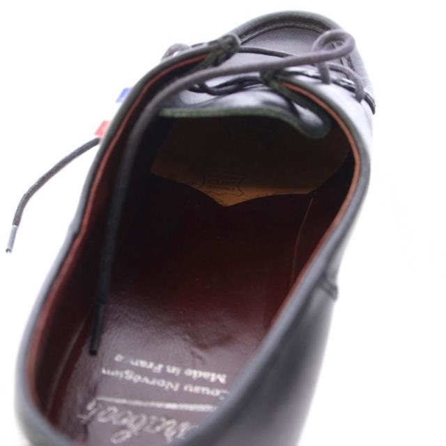 【中古】パラブーツ Paraboot MICHAEL BBR/MARCHE チロリアンシューズ ローファー R43 黒 ブラック 58145 /TK メンズ_3