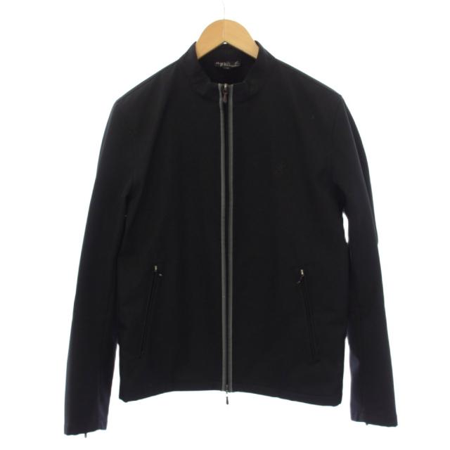【中古】アニエスベーオム Agnes b. homme ジャケット ジップアップ 48 黒 /BM メンズ
