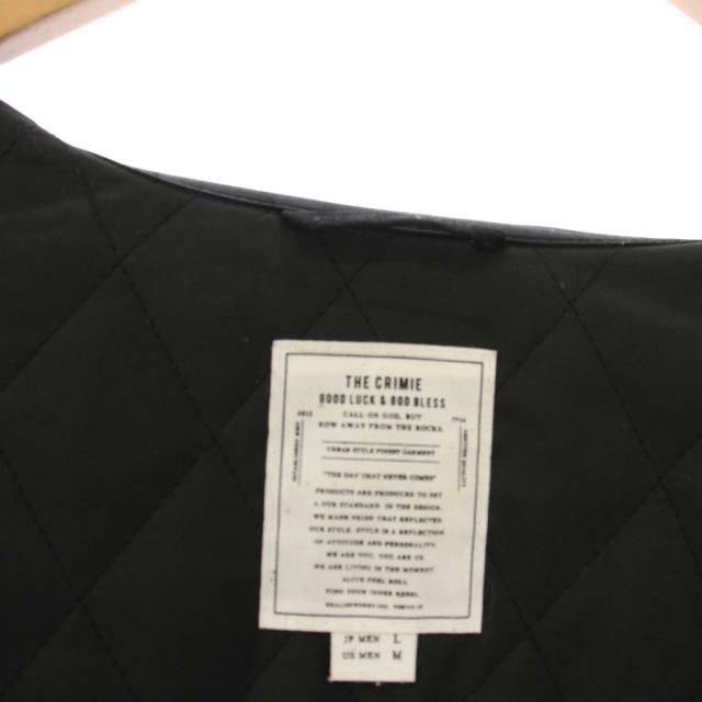 【中古】クライミー CRIMIE CR VIETNAM JACKET ベトナムジャケット 中綿 刺繍 Ｌ 黒 CR1-02L5-JK30 /KH メンズ_6