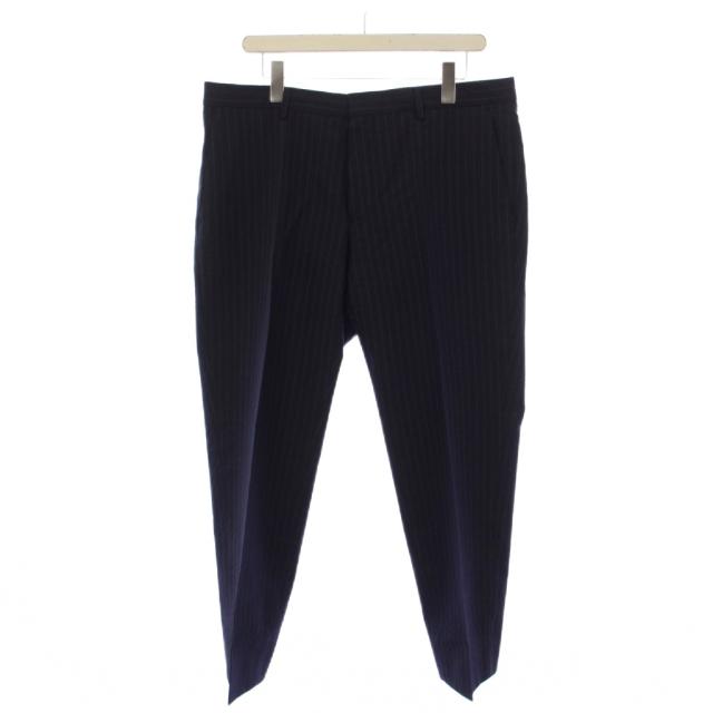 【中古】HUGO BOSS シングルスーツ セットアップ 上下 テーラードジャケット スラックスパンツ IT52 ネイビー メンズ_3