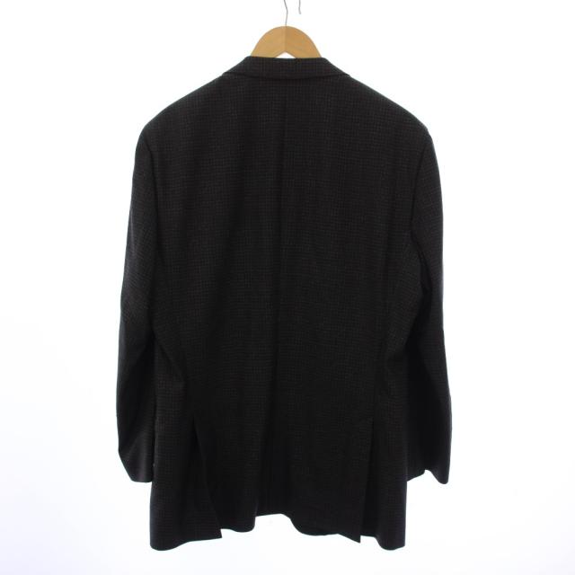 【中古】HUGO BOSS COLOMBO Super 130 シングルスーツ セットアップ 上下 IT52 黒 メンズ_2