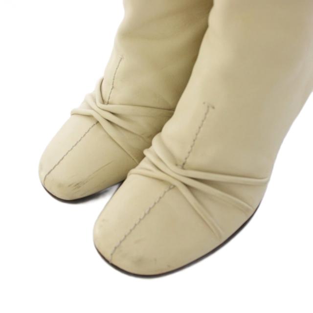 【中古】ルイヴィトン LOUIS VUITTON ロングブーツ レザー 36 ベージュ /BM レディース_5
