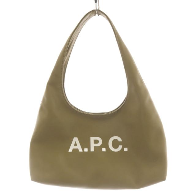 【中古】アーペーセー A.P.C. Baby Ninon ハンドバッグ ロゴ カーキ /AN1 レディース