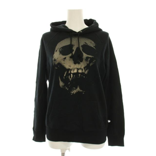 【中古】ヒステリックグラマー HYSTERIC GLAMOUR パーカー スウェット プルオーバー スカル ストロベリー柄 長袖 F