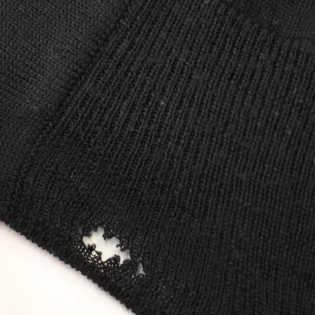 【中古】ヒステリックグラマー HYSTERIC GLAMOUR カーディガン ニット ウール 長袖 プリント F 黒 ブラック_8