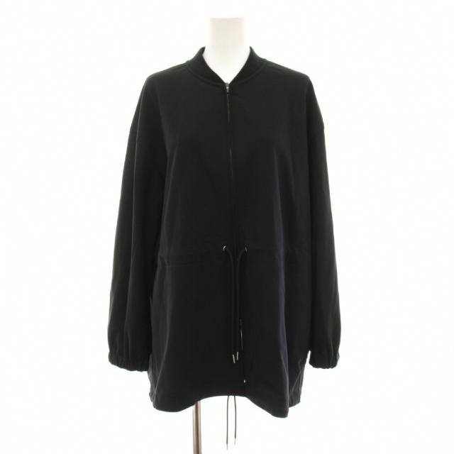 【中古】セオリー 25AW ファブリックプレシジョンポンチジップアップアノラックE ブルゾン S 黒 05-5404113