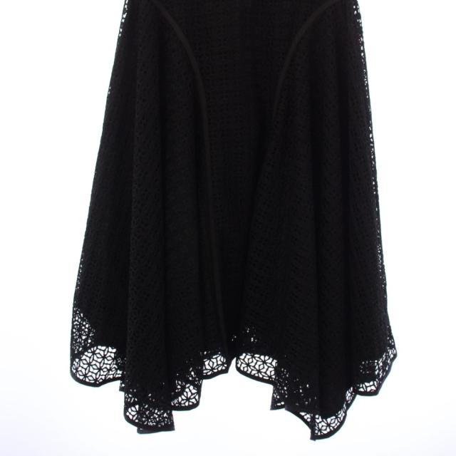 【中古】シートーキョー SHE Tokyo フレアスカート ロング レース 38 黒 S-SK-402 /BM レディース_5