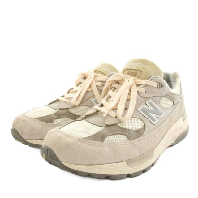 【中古】ニューバランス NEW BALANCE U992MM スニーカー シューズ スエード メッシュ US10 グレー /YT メンズ_1