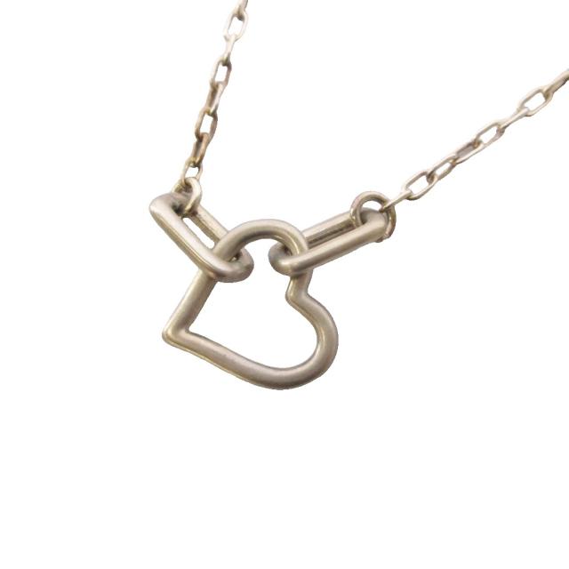 【中古】チーゴ chigo × 高山都 Open Heart Chain Pendant ネックレス ペンダント ハート SILVER シルバー色 /AN35_1