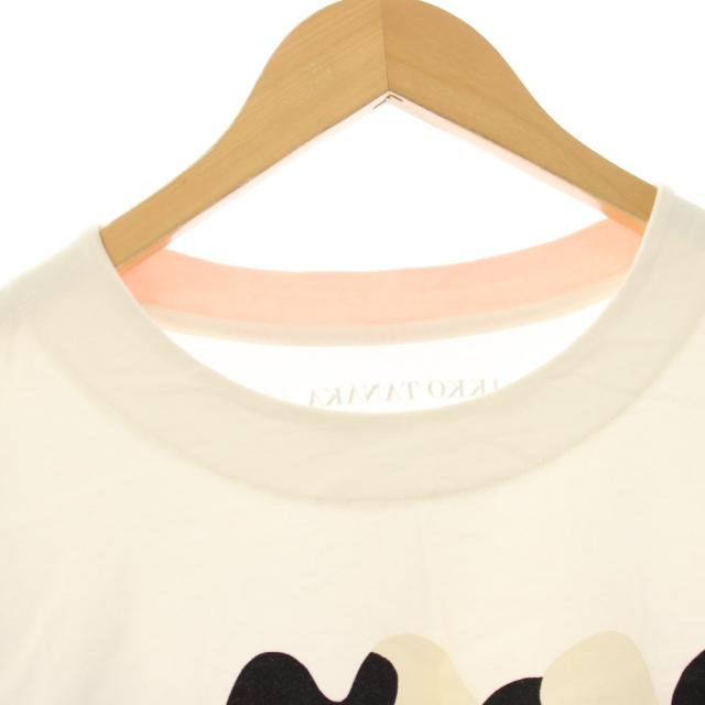 【中古】イッセイミヤケ ISSEY MIYAKE IKKO TANAKA Tシャツ カットソー 半袖 花柄 2 白 ホワイト RT36JK251 /AN30_3