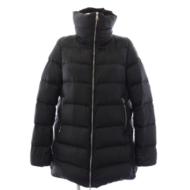 【中古】モンクレール MONCLER TORCOL GIUBBOTO ダウンジャケット スタンドカラー 0 黒 D20934637949 /KH レディース