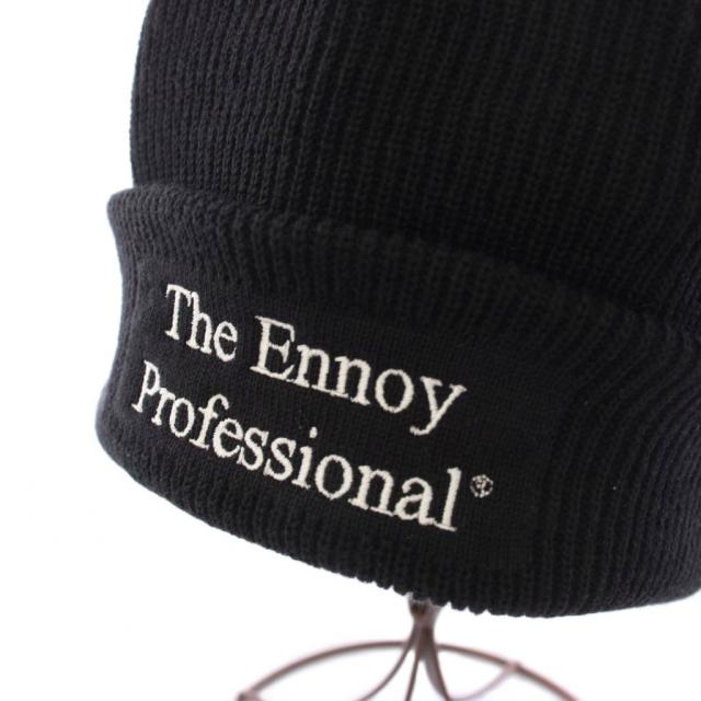 【中古】ザエンノイプロフェッショナル 25AW Knit Cap ニット帽 ニットキャップ ワッチキャップ F 黒 ブラック メンズ_6