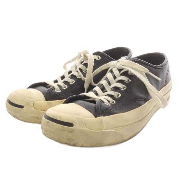 【中古】コンバース アディクト ジャックパーセル スニーカー シューズ US7.5 26.0cm 黒 ブラック 1CK455