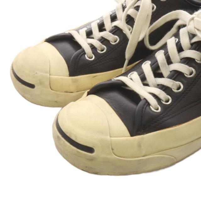 【中古】コンバース アディクト ジャックパーセル スニーカー シューズ US7.5 26.0cm 黒 ブラック 1CK455