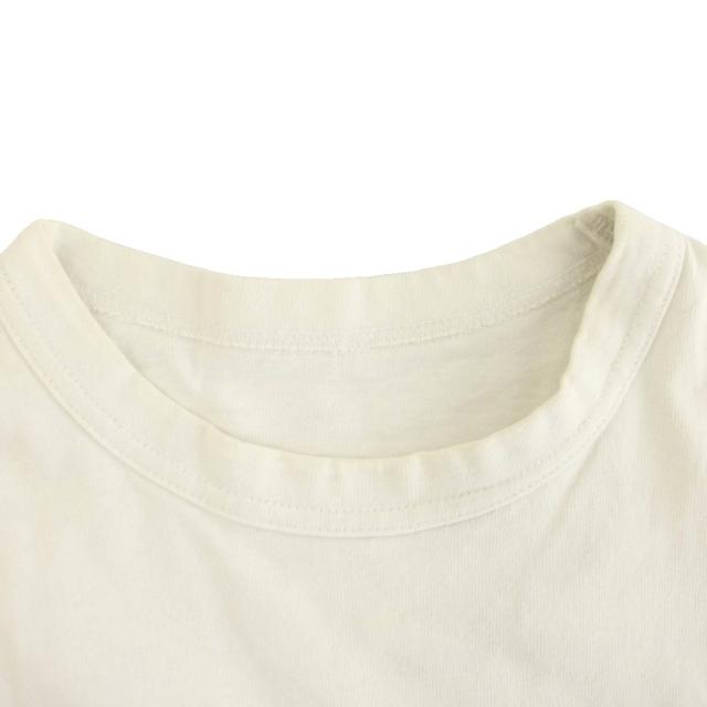 【中古】サカイ NEW YORK TIMES Truth TEE Tシャツ カットソー 半袖 ロゴプリント サイドジップ 2 白 ホワイト_4