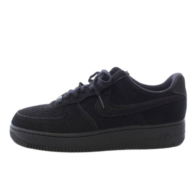 【中古】未使用品 ナイキ Women's Air Force 1 Low Pony Hair/Black スニーカー US12 黒 II7398-001 レディース