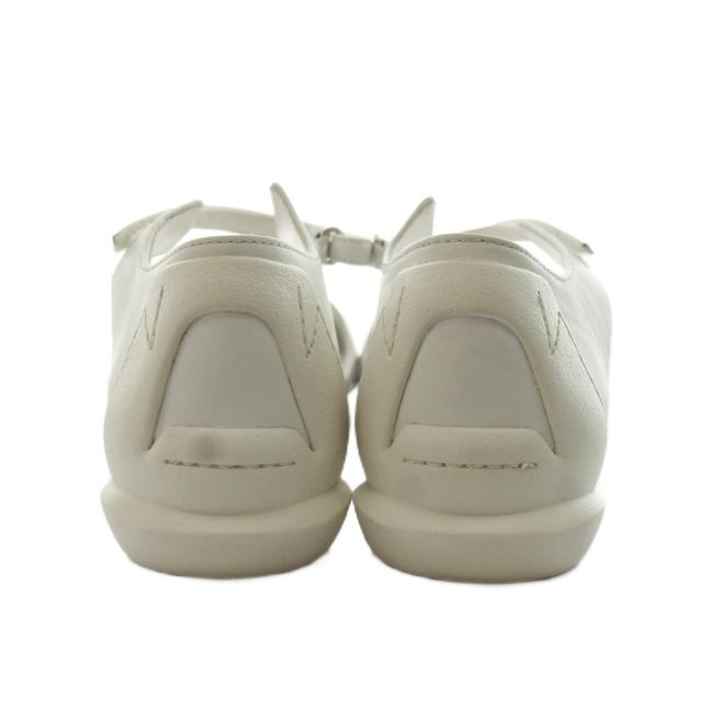 【中古】未使用品 シーセイ SHISEI サムホールサンダル ストラップ レザー 37 白 ホワイト 42025O-0101-204 /AN21_2