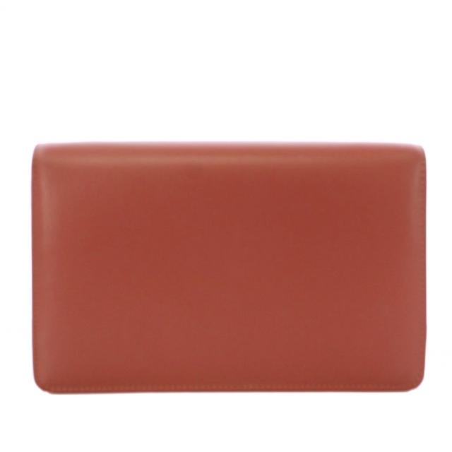 【中古】セリーヌ CELINE チェーンウォレット ショルダーバッグ レザー 茶 /KH ■OH レディース_2