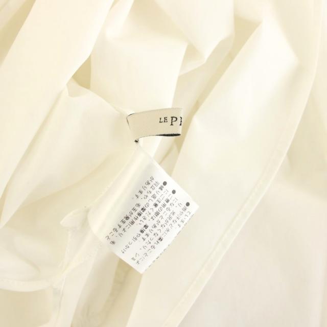 【中古】ル フィル LE PHIL 23AW SOLOTEX ブロードブラウス シャツ ドルマンスリーブ 長袖 F 白 ホワイト_3