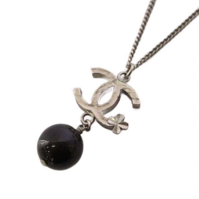 【中古】シャネル CHANEL B13 ココマーク ネックレス ペンダント シルバー /BM ■OH レディース