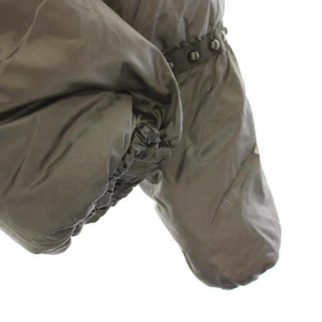 【中古】モンクレール MONCLER ブラッシュ BOURRACHE ダウンジャケット スタッズ ジップアップ アウター 0 グレー_6