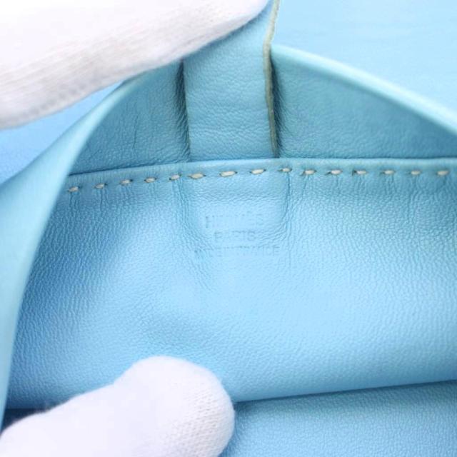 【中古】エルメス HERMES クルードセル ショルダーバッグ 水色 □O刻印 /KH ■OH レディース_6