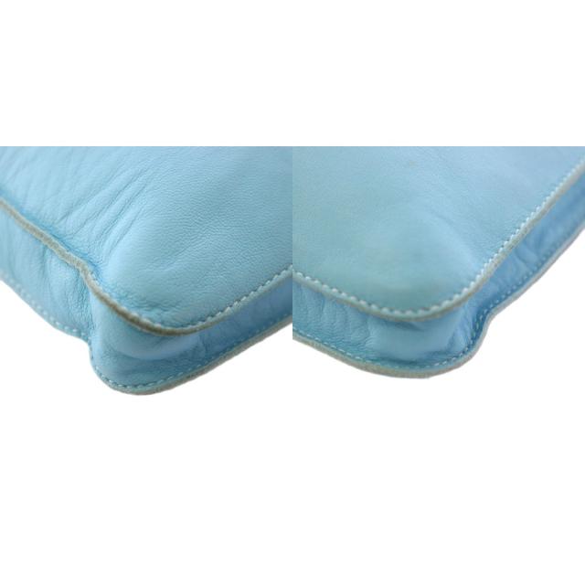 【中古】エルメス HERMES クルードセル ショルダーバッグ 水色 □O刻印 /KH ■OH レディース_8