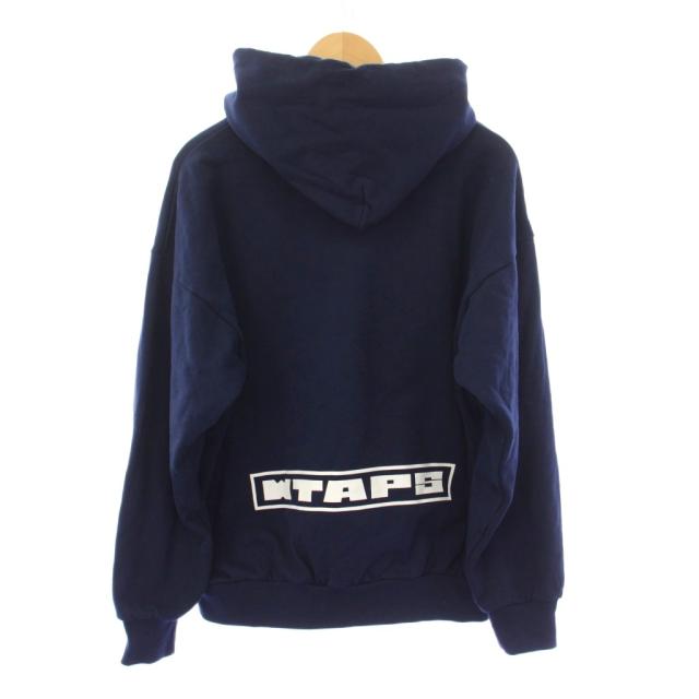 【中古】ダブルタップス WTAPS 25AW PAVILION HOODY パーカー プルオーバー ロゴ 2 紺 ネイビー 252ATDT-HPM01S_1