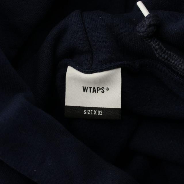 【中古】ダブルタップス WTAPS 25AW PAVILION HOODY パーカー プルオーバー ロゴ 2 紺 ネイビー 252ATDT-HPM01S_2