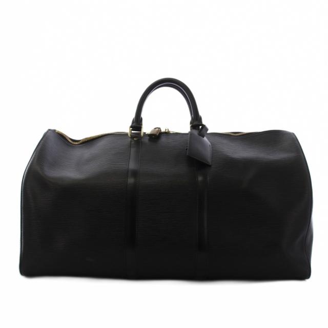 【中古】ルイヴィトン LOUIS VUITTON キーポル 55 エピ ボストンバッグ ノワール M59052 /KH ■OH メンズ レディース