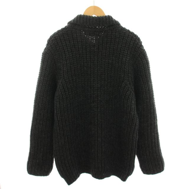 【中古】アワーレガシー 22AW ビッグピケウルフグレーチャンキーウール ニット 長袖 46 チャコールグレー M4223BPGM_1