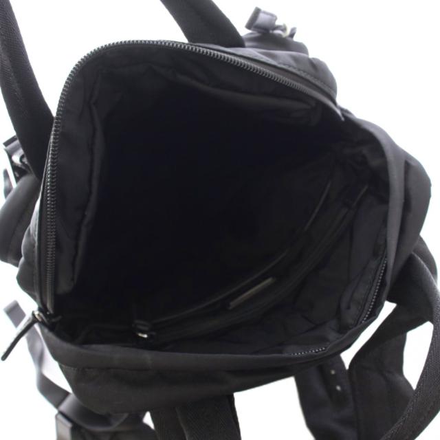 【中古】プラダ PRADA ナイロン リュック デイパック 三角プレート 黒 2VZ012 /AN ■OH レディース_4