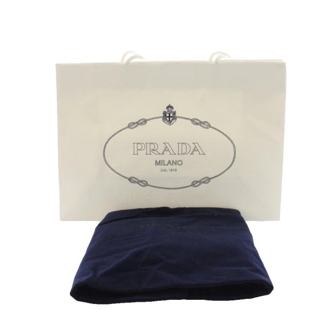 【中古】プラダ PRADA ナイロン リュック デイパック 三角プレート 黒 2VZ012 /AN ■OH レディース_7