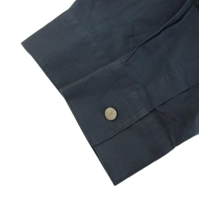 【中古】エルメス HERMES シャツ 長袖 総柄 17/43 紺 ネイビー /YT メンズ_3