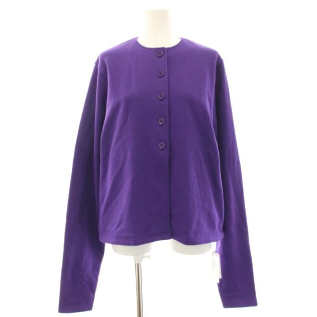 【中古】未使用品 シティショップ SWEAT CARDIGAN カーディガン 長袖 F 紫 パープル 26070042818010 /HN レディース