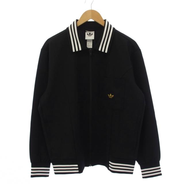 【中古】アディダスオリジナルス トラックジャケット ジップアップ XL 黒 KD9390 メンズ レディース