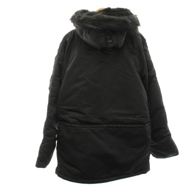 【中古】アルファ × WAIPER VINTAGE N-3B 飛翔上衣 ナイロン ジップアップ M 黒 黒いこと 797-5252028