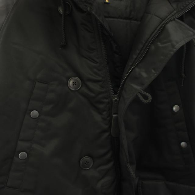 【中古】アルファ × WAIPER VINTAGE N-3B 飛翔上衣 ナイロン ジップアップ M 黒 黒いこと 797-5252028
