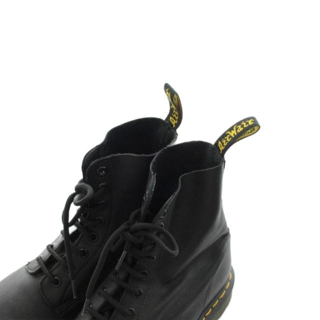 【中古】ドクターマーチン DR.MARTENS パスカル PASCAL 8ホールブーツ ショートブーツ レースアップ レザー UK6 黒_6