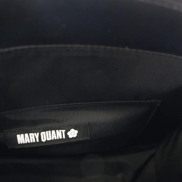 【中古】マリークワント MARY QUANT キルティング ハンドバッグ 花柄 2WAY ショルダーバッグ 黒 ブラック_2