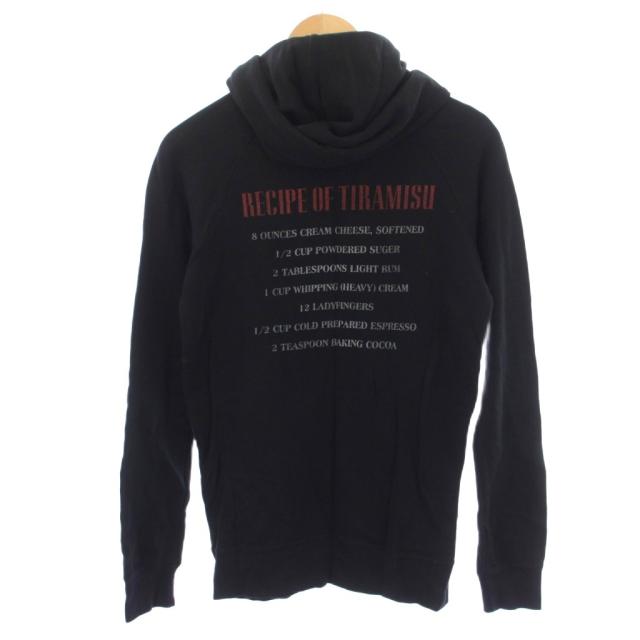 【中古】ヒステリックグラマー HYSTERIC GLAMOUR プルオーバーパーカー スウェット トレーナー 長袖 F 黒 レディース_1