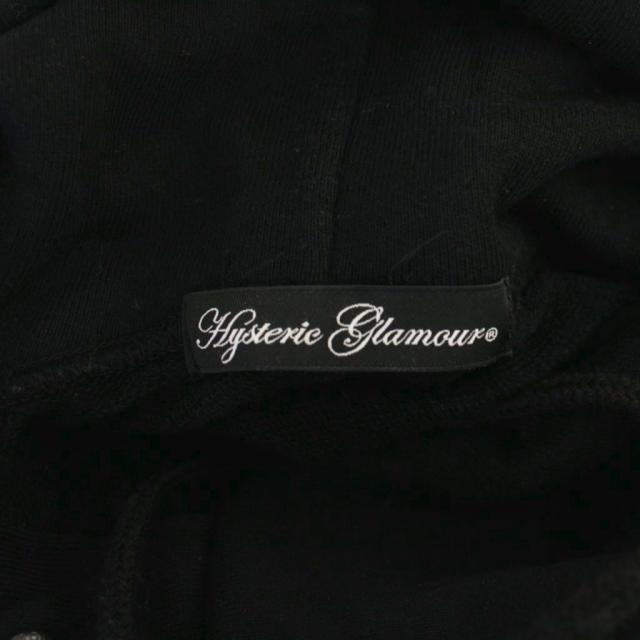【中古】ヒステリックグラマー HYSTERIC GLAMOUR プルオーバーパーカー スウェット トレーナー 長袖 F 黒 レディース_2