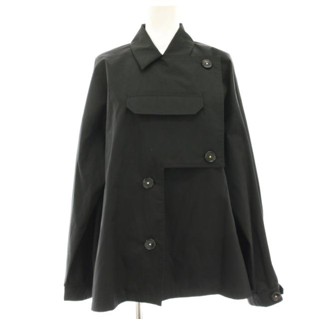 【中古】ナゴンスタンス nagonstans 23SS ジャケット ブルゾン M 黒 ブラック 470GS830-1030 /HN レディース