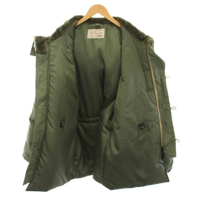 【中古】アヴィレックス AVIREX N-3B 飛翔上衣 ボンネット フェイクファー XL カーキ 6152175 メンズ