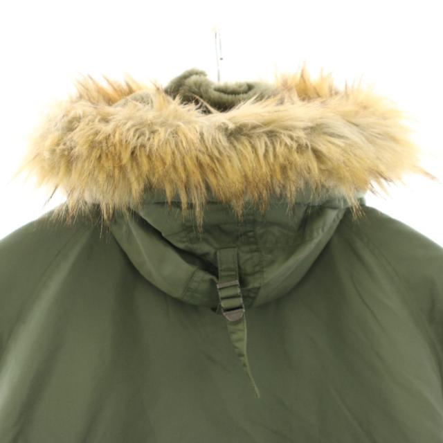 【中古】アヴィレックス AVIREX N-3B 飛翔上衣 ボンネット フェイクファー XL カーキ 6152175 メンズ