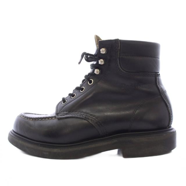 【中古】レッドウィング SuperSole 6インチモックトゥ 羽タグ ショートブーツ ワークブーツ レザー 7E 黒 8133 メンズ