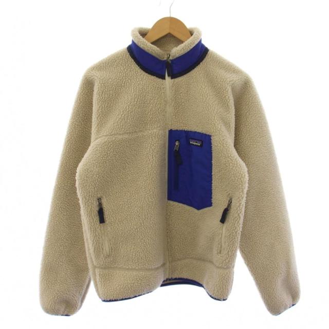 【中古】パタゴニア Patagonia 16AW Classic Retro-X JACKET フリースジャケット ジップアップ S ベージュ メンズ